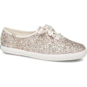 Keds x kate spade Champion Glitter Rose Gold Multi